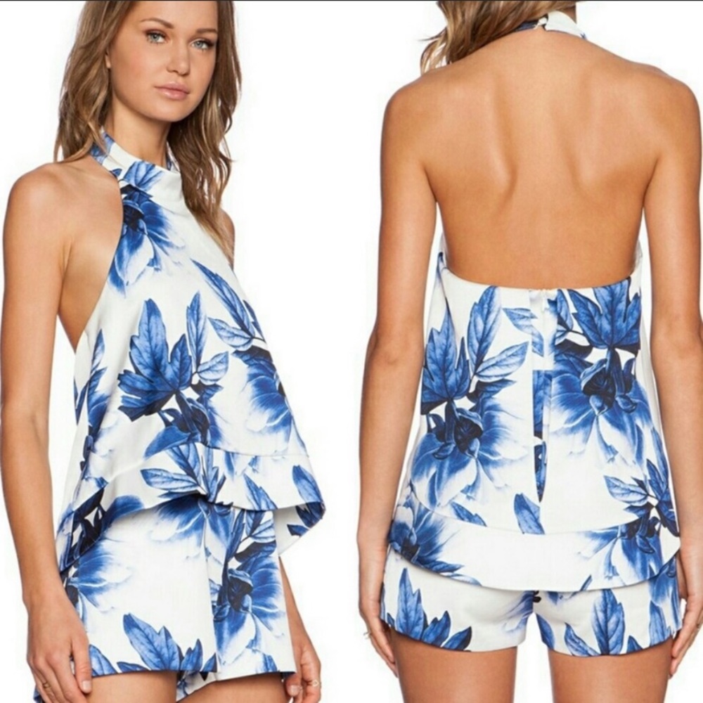 Keepsake halter dress romper play suit Nwt Small